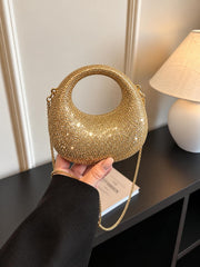Metalic Moon Crossbody Bag For Girls
