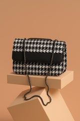 Houndstooth Crossbody