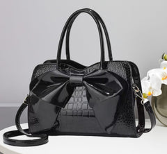 Crocodile bow bag