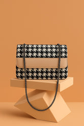 Houndstooth Crossbody