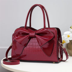 Crocodile bow bag