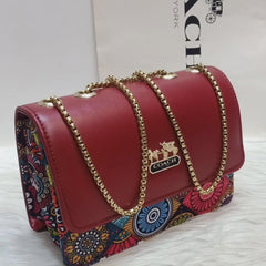 Crimson crossbody
