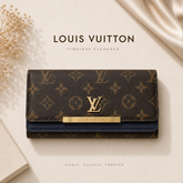 Long quilted Wallet
