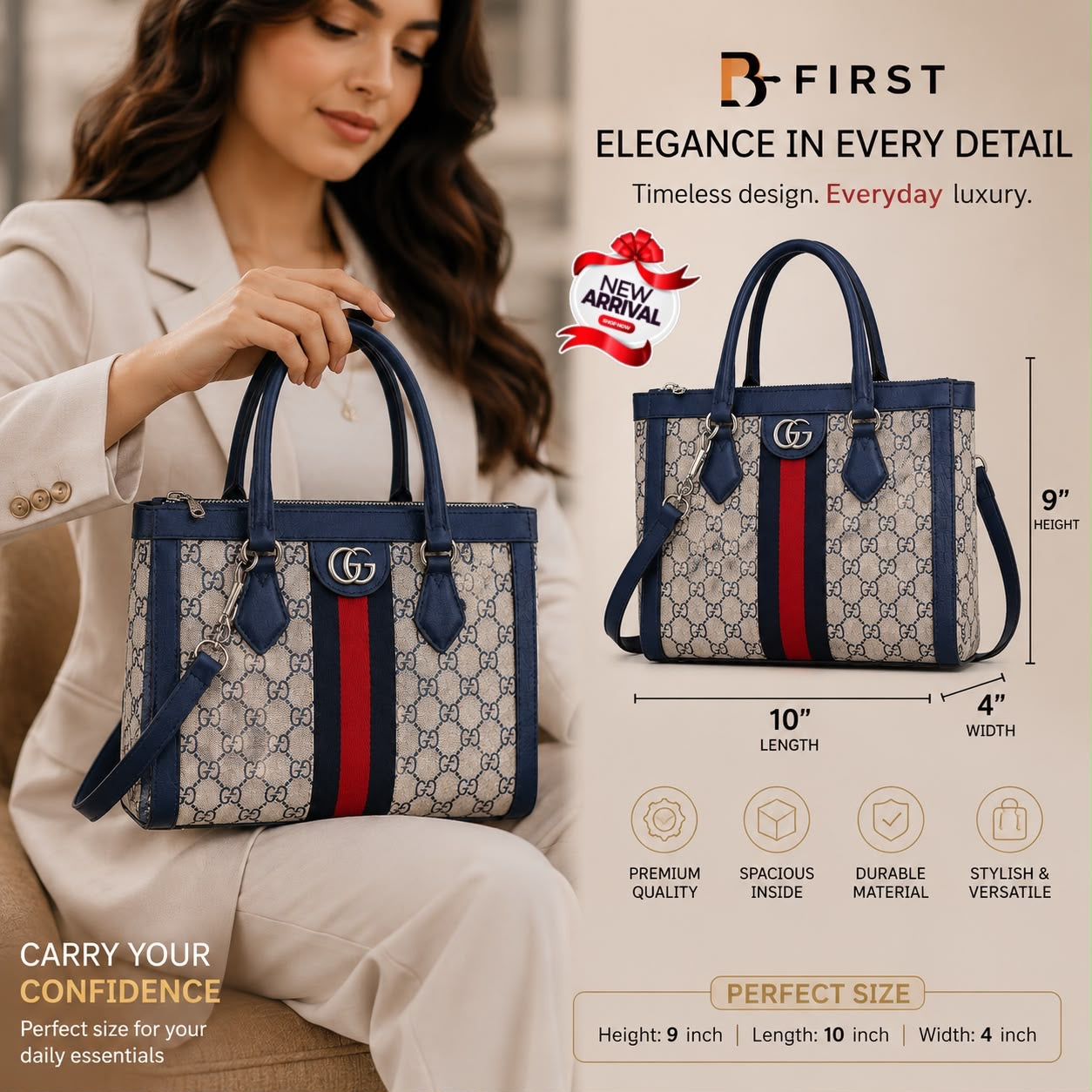Gucci imported shoulder bag for women