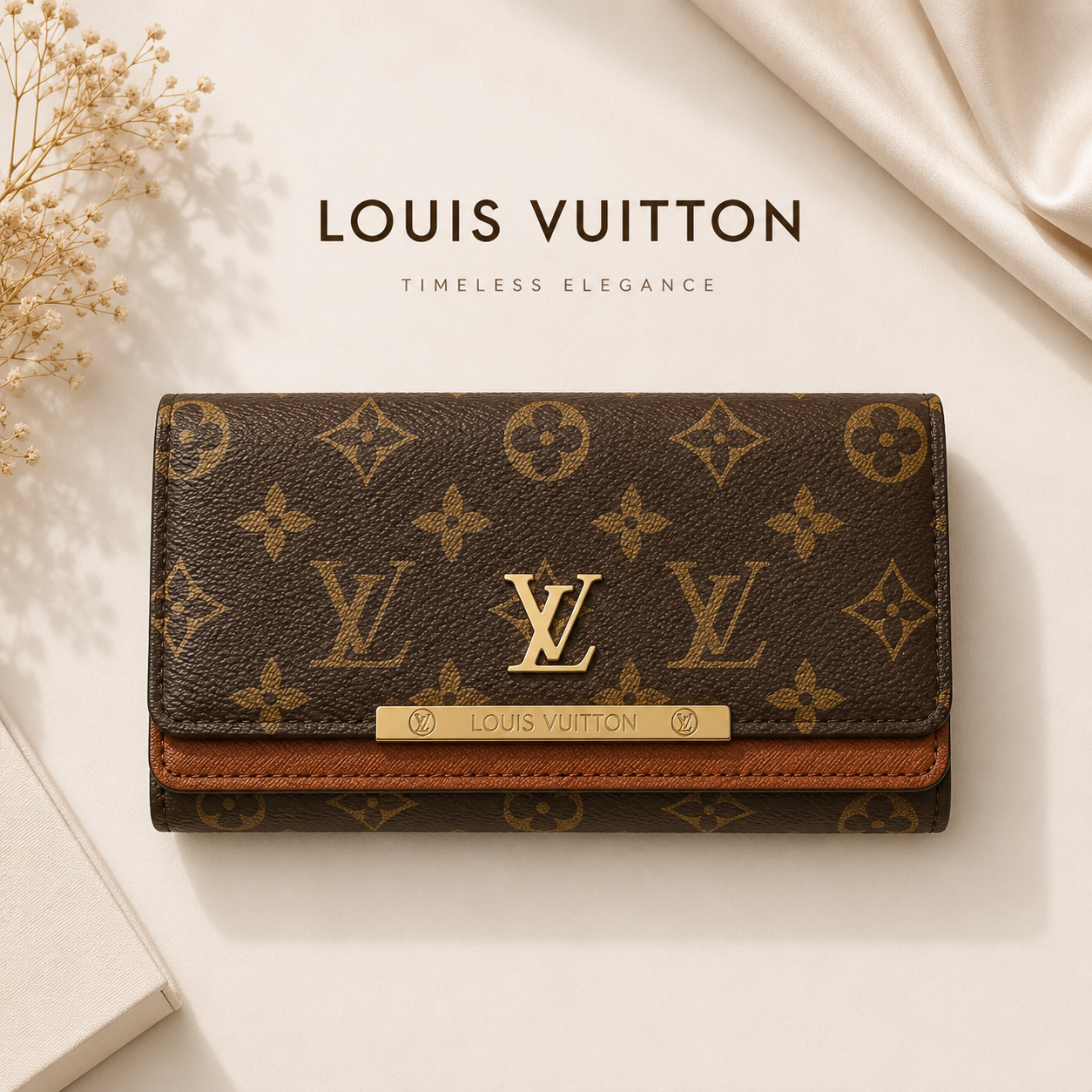 Long quilted Wallet
