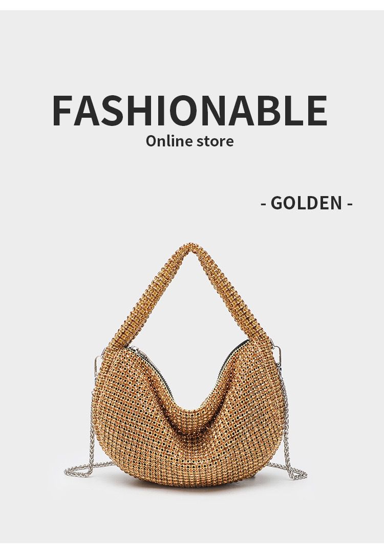 Fancy stone crossbody