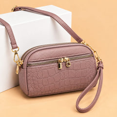 Elegance Croc Crossbody Bag