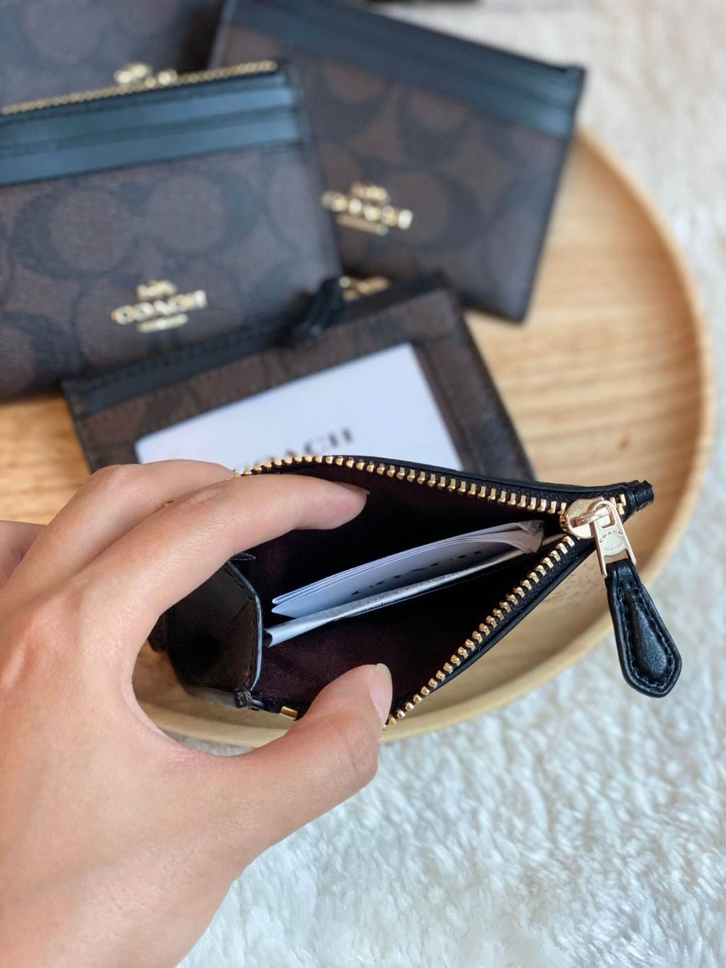 Coach keychain with box