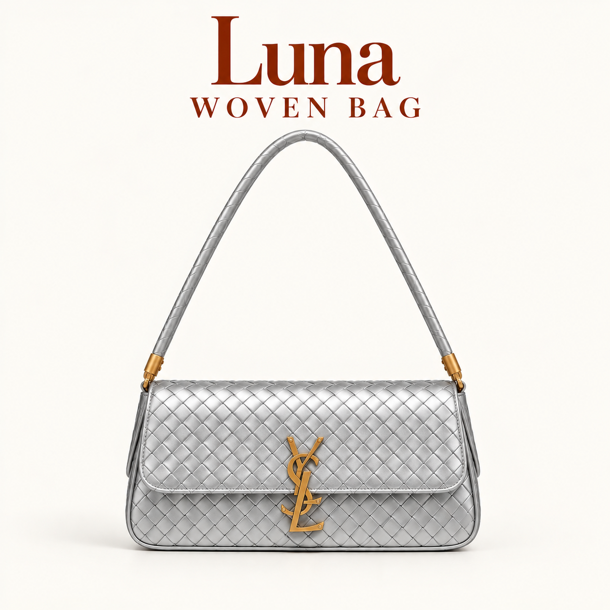 Luna woven crossbody bag