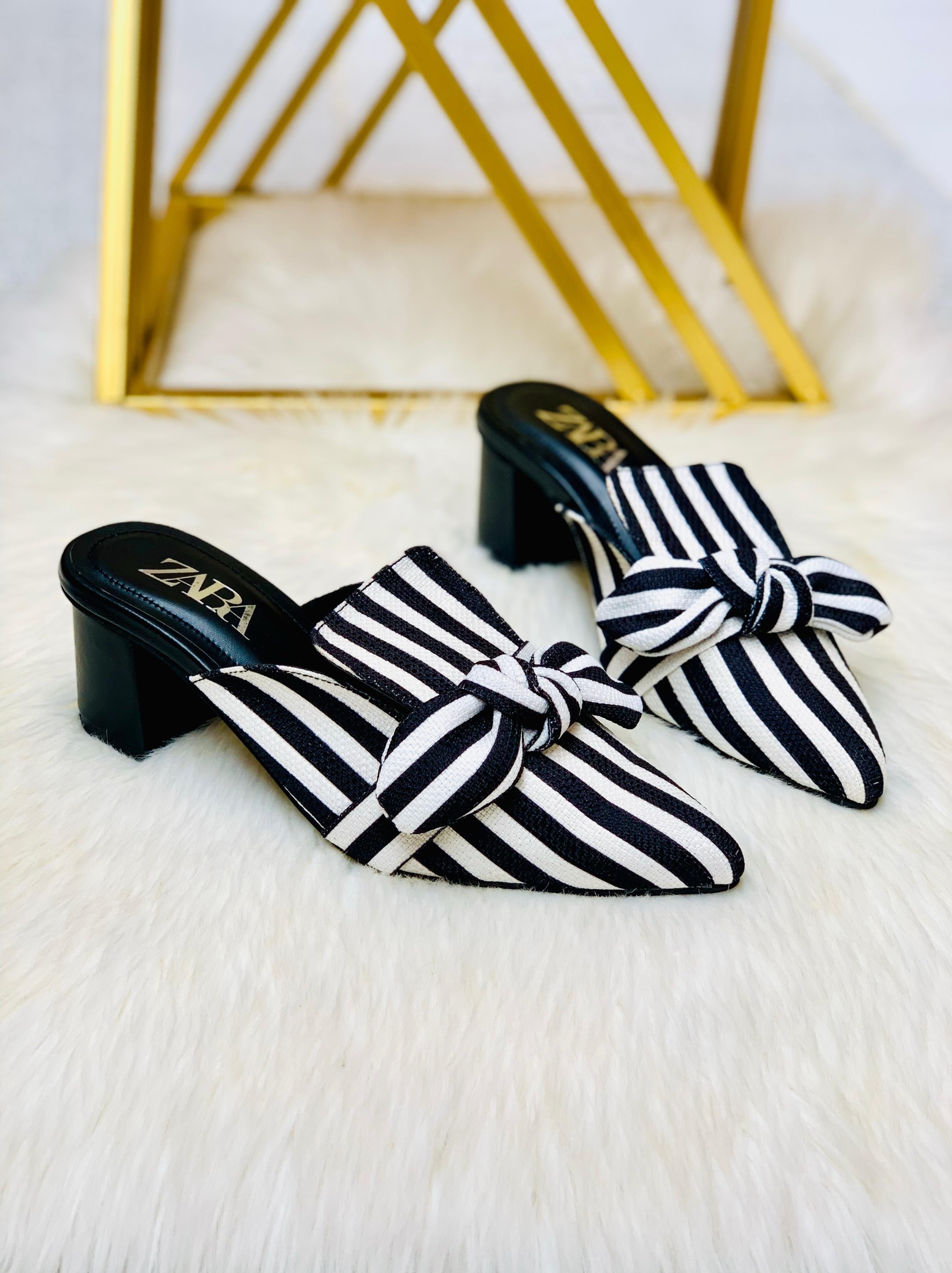 Zara pointed mules