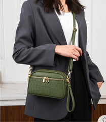 Elegance Croc Crossbody Bag