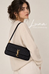 Luna woven crossbody bag