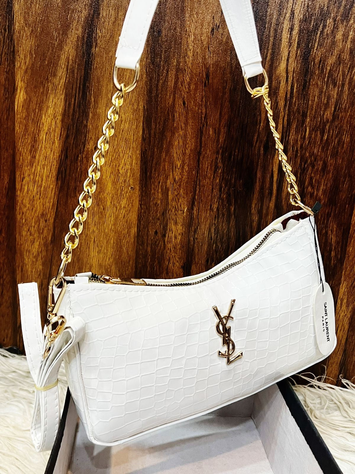 Ysl crocodile crossbody