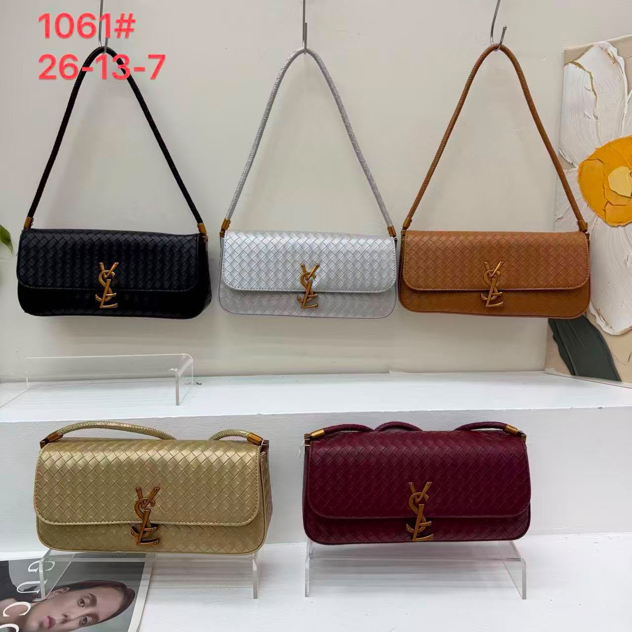 Luna woven crossbody bag