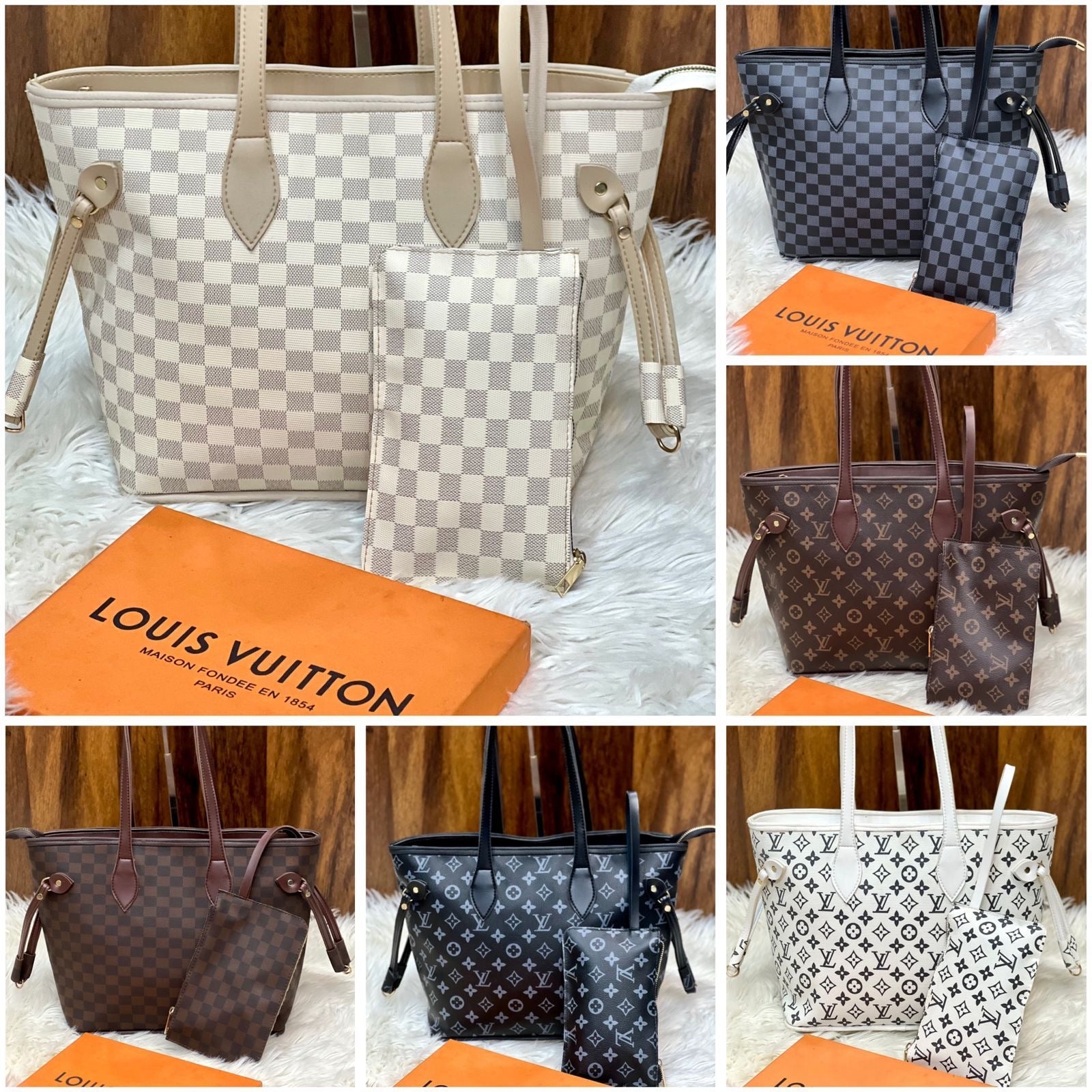 Lv never full tote bag
