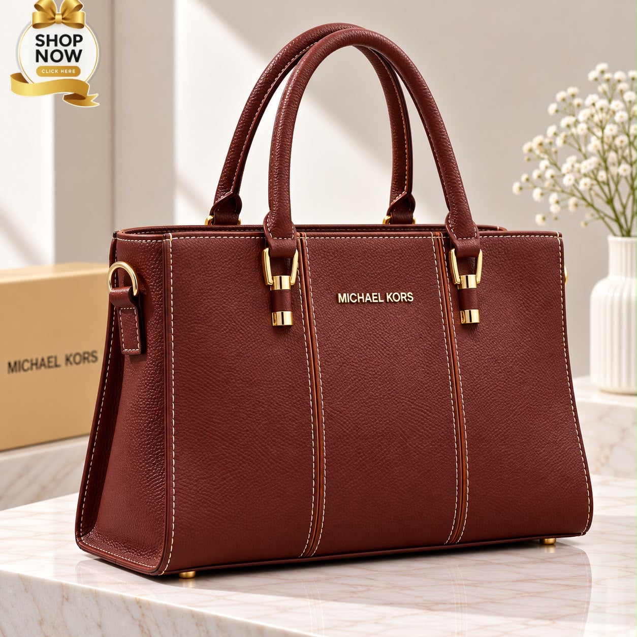 Elara Structured Tote Bag for Women