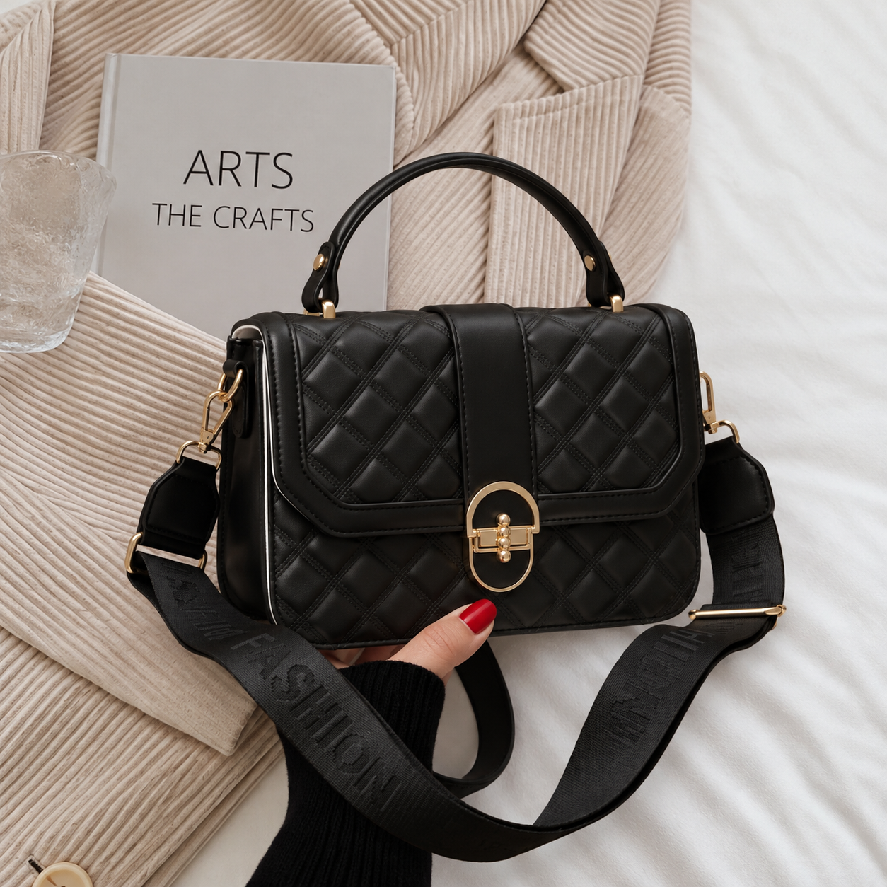 Bellabags Quilted Crossbody Bag for girls
