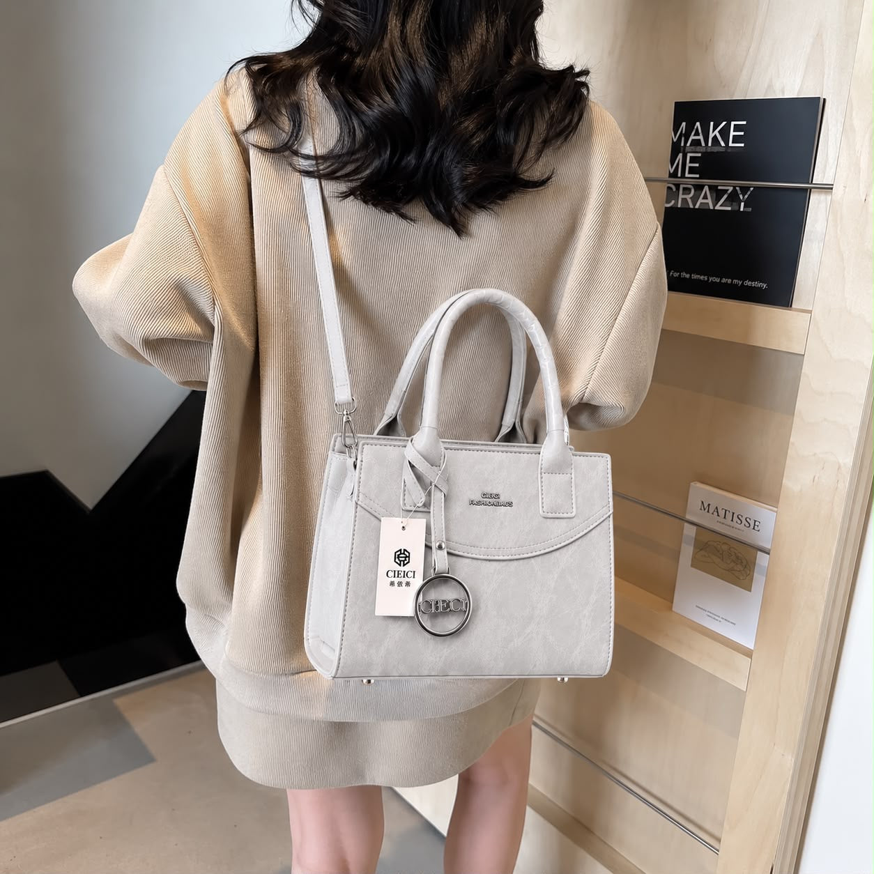Lunara structured Handbag for women