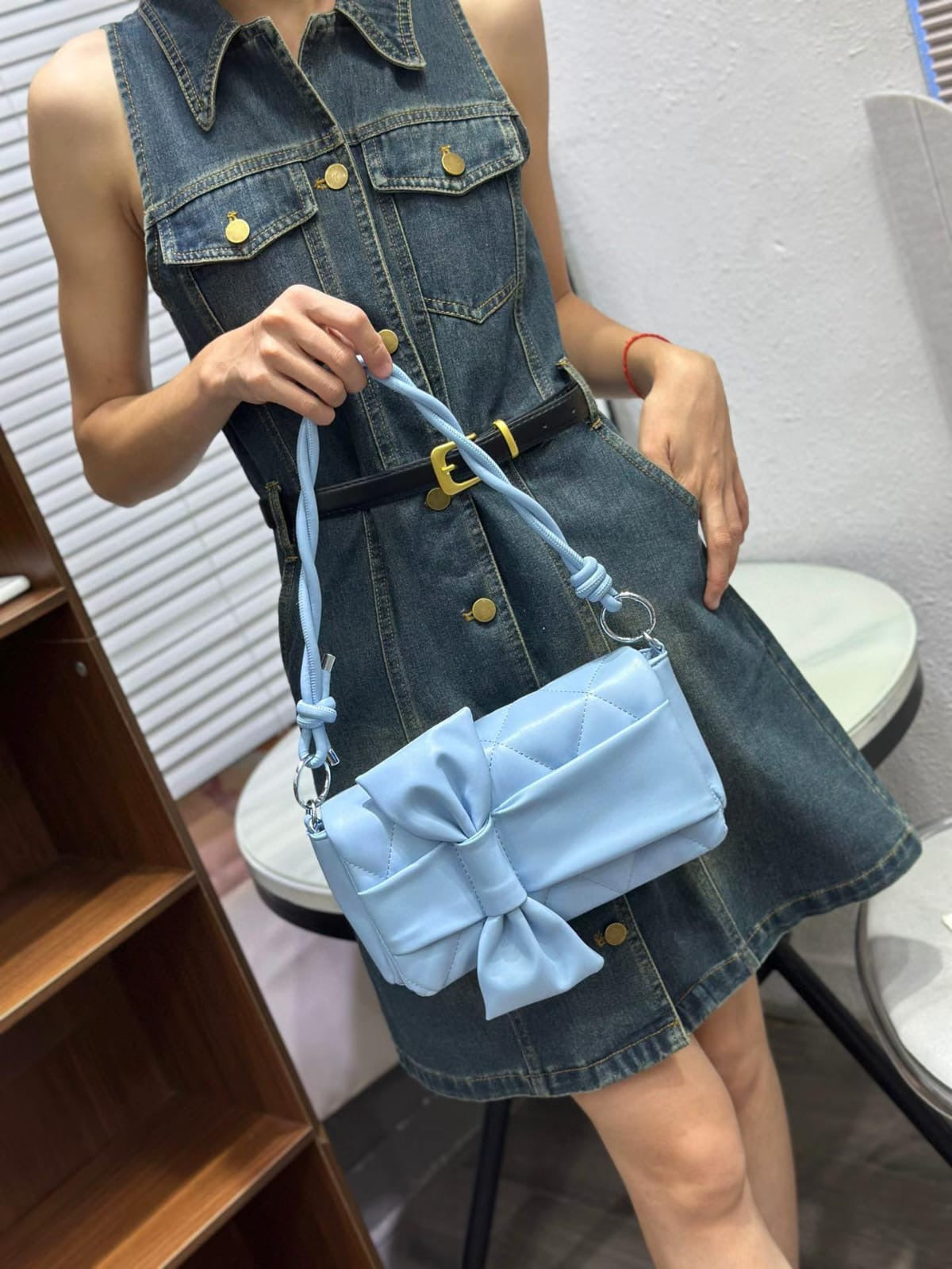 Bow Style Crossbody Bag