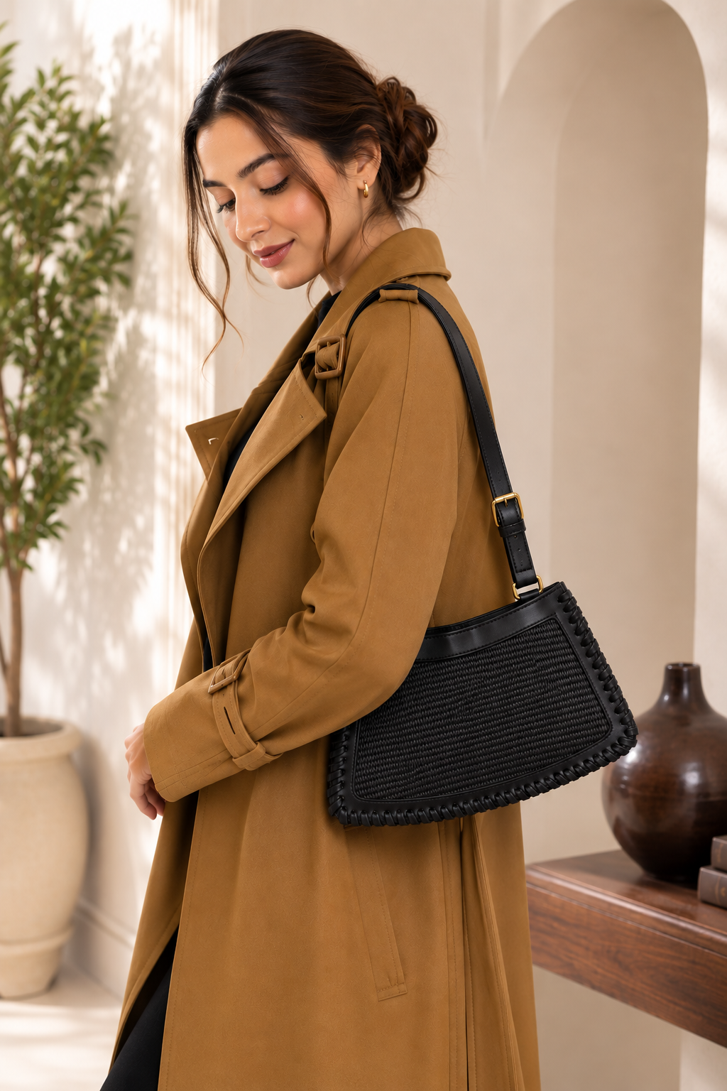 Twill Crossbody Bag