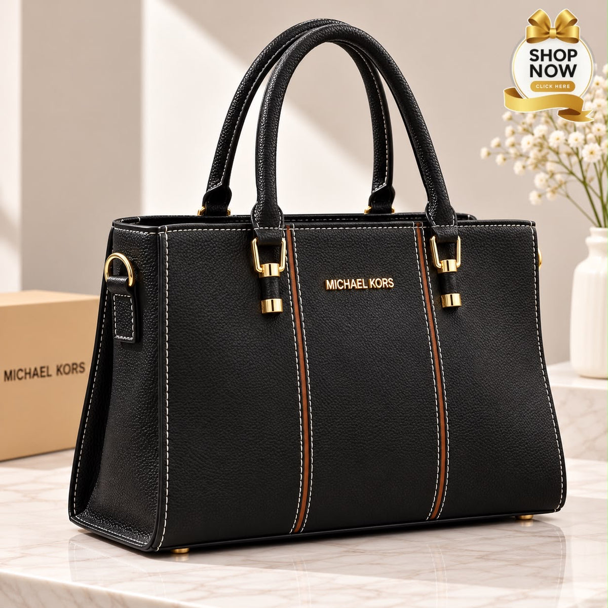 Elara Structured Tote Bag for Women