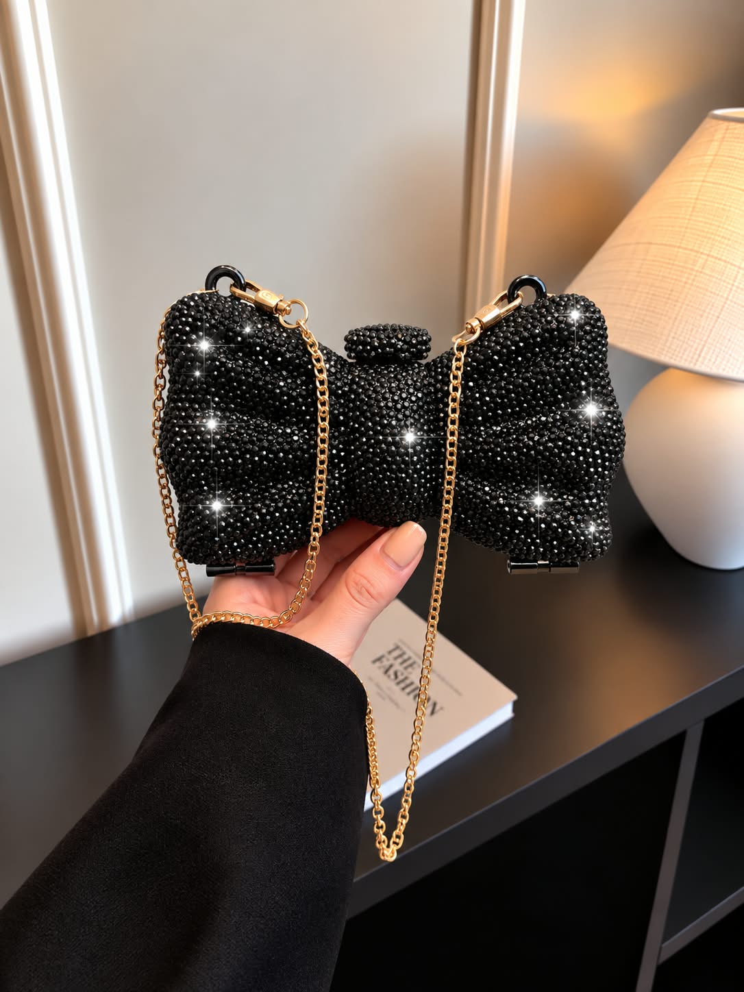 Beaded Bow Clutch For Girls