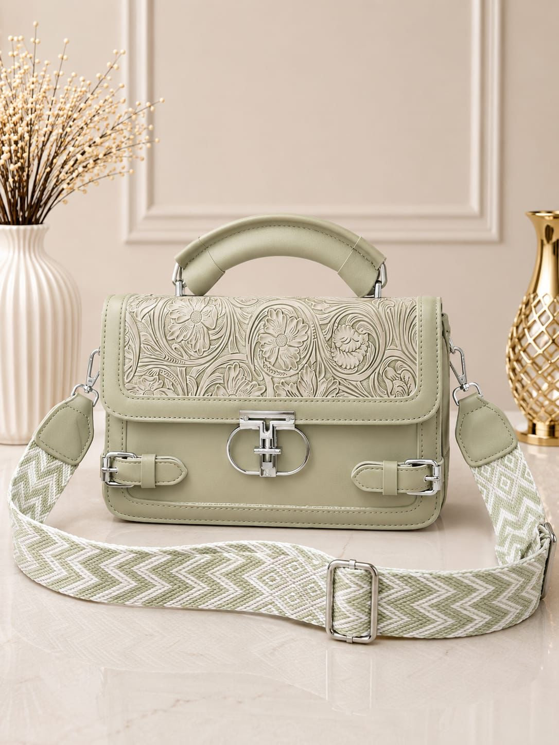 Bellabags floral Crossbody Bag