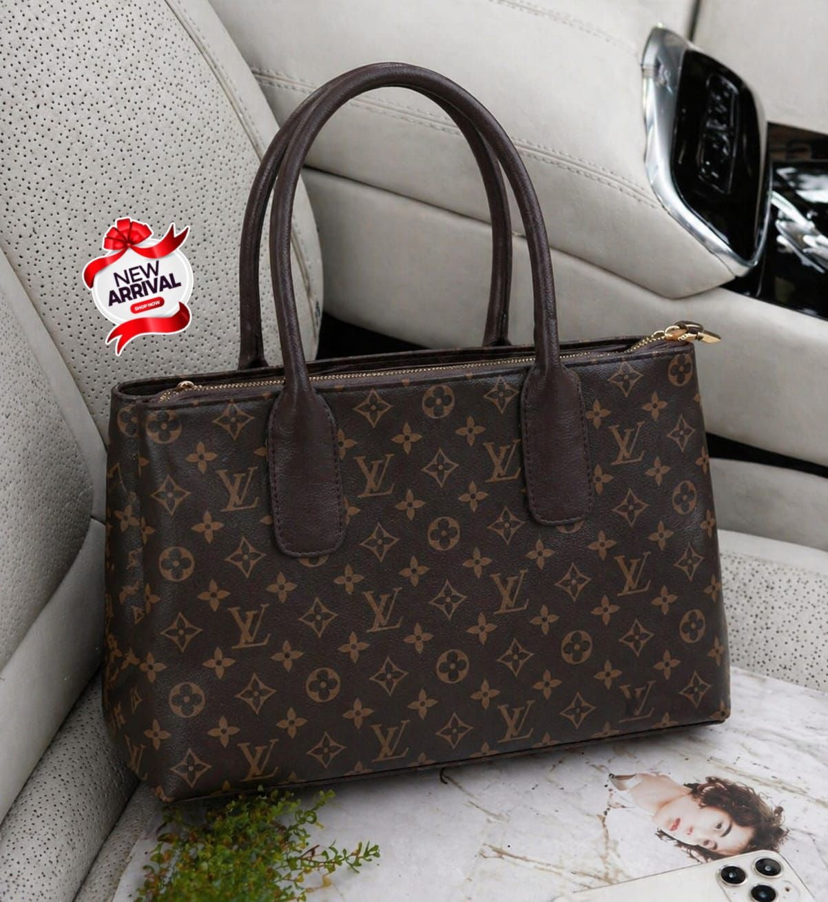 Bellabags Dual Zipper Shoulder  Bag