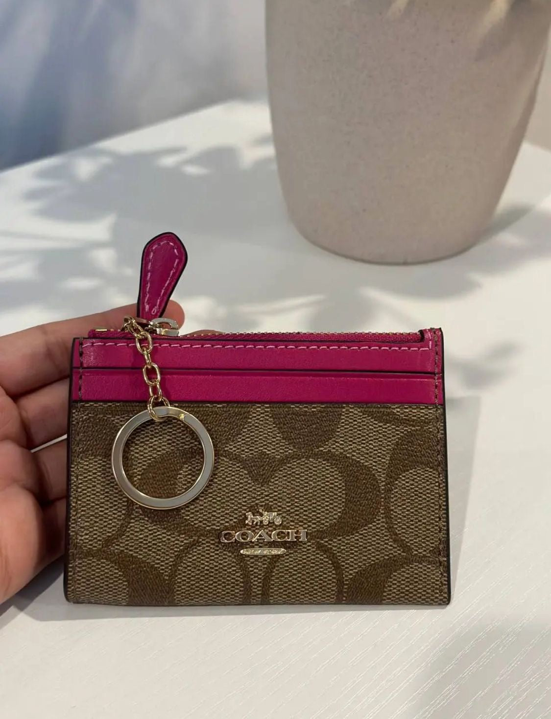 Coach keychain with box