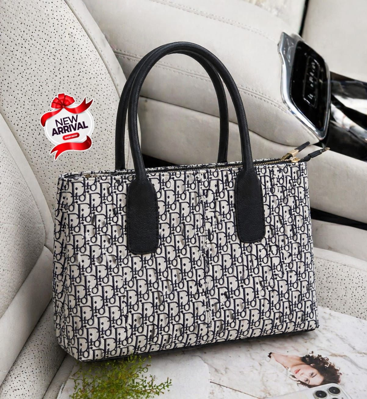 Bellabags Dual Zipper Shoulder  Bag