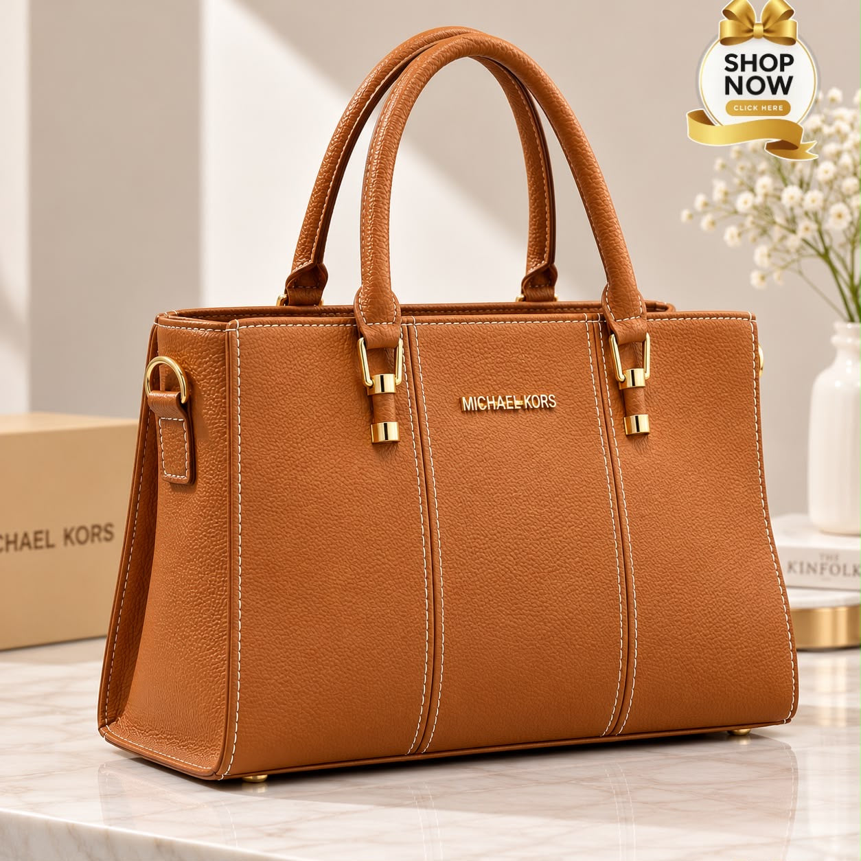 Elara Structured Tote Bag for Women