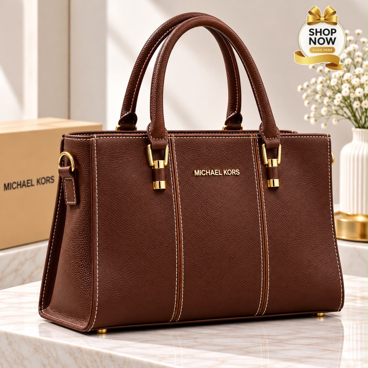 Elara Structured Tote Bag for Women