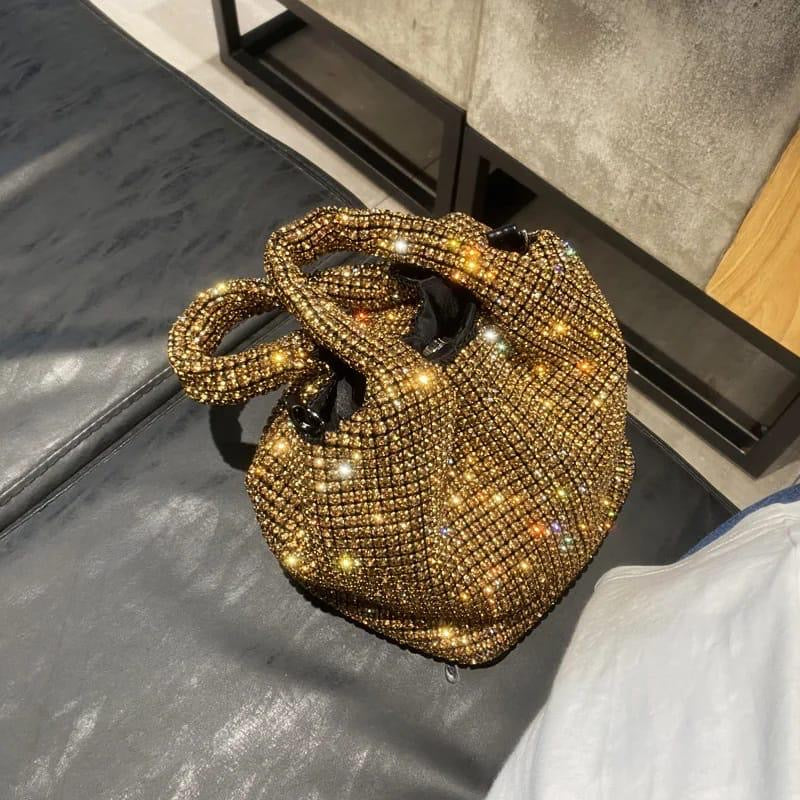 Rhinestone  satchel bag
