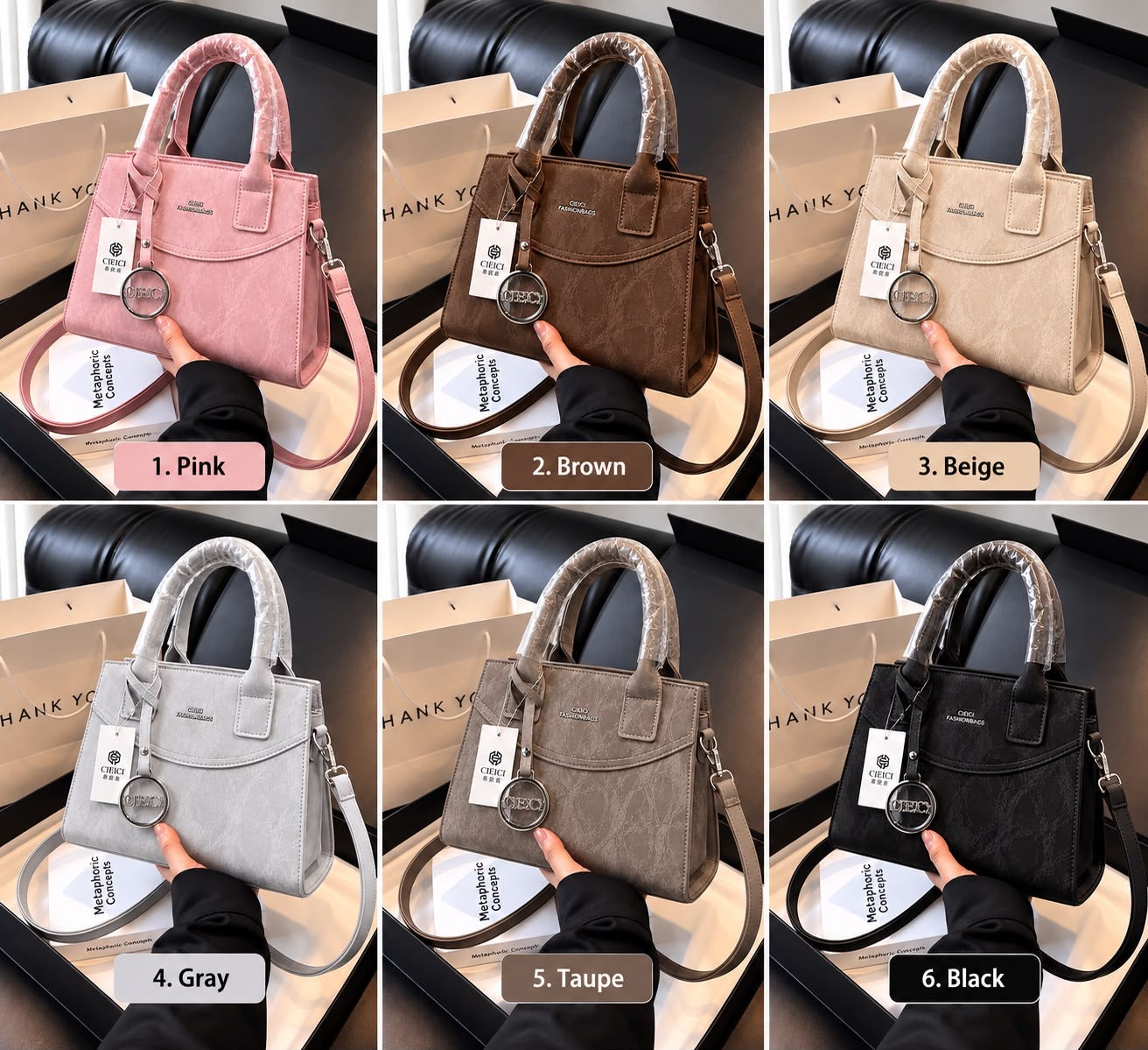 Lunara structured Handbag for women
