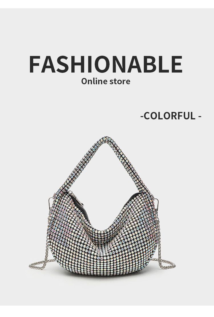 Fancy stone crossbody