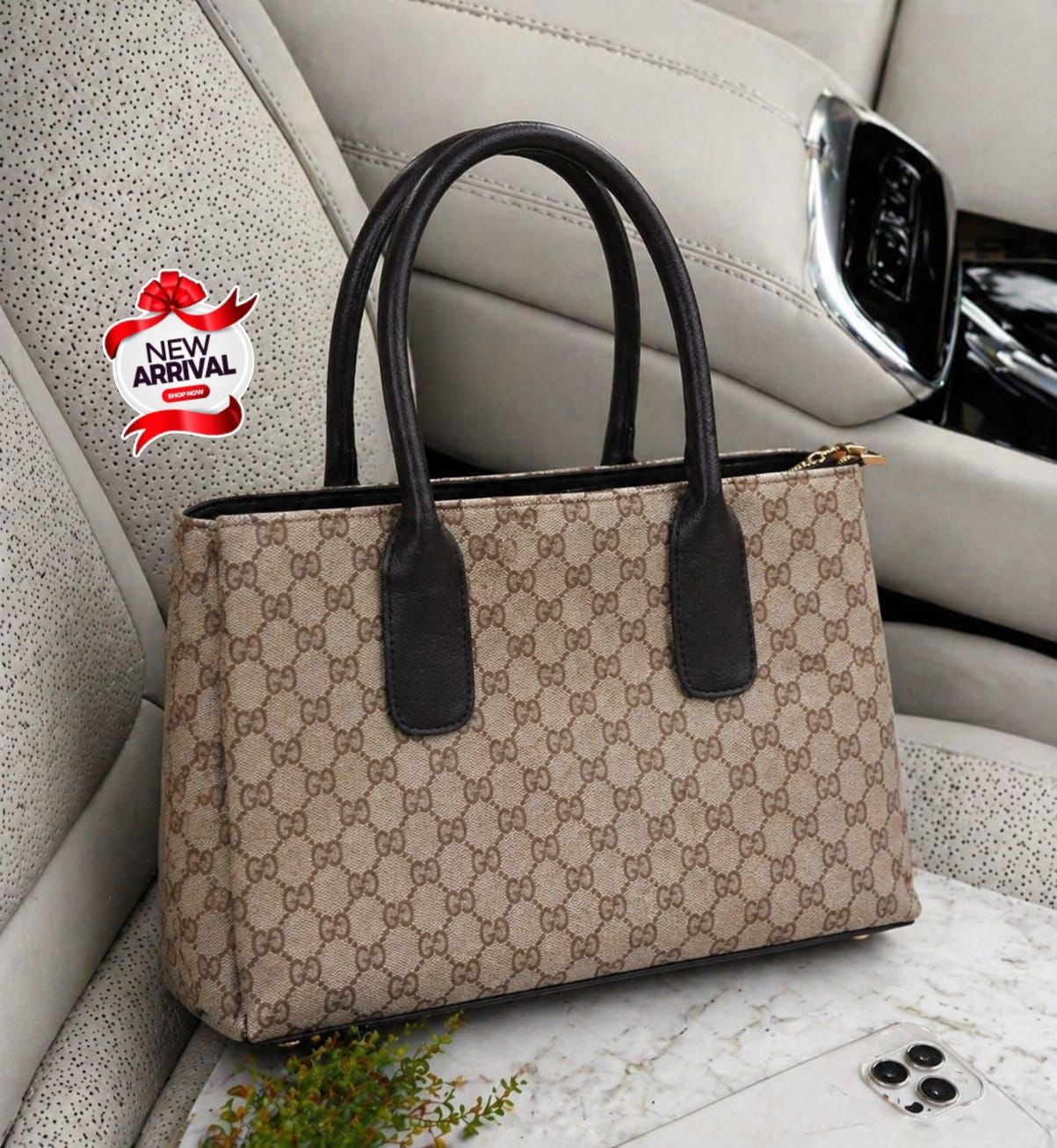 Bellabags Dual Zipper Shoulder  Bag