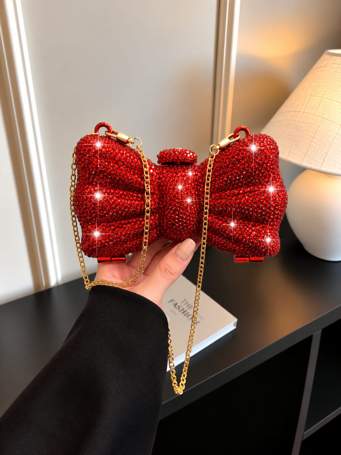 Beaded Bow Clutch For Girls