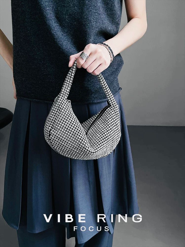 Fancy stone crossbody