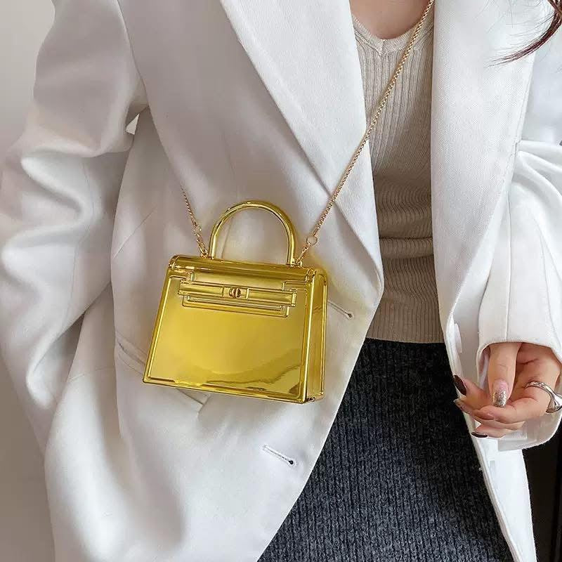 Metalic Hermes Crossbody