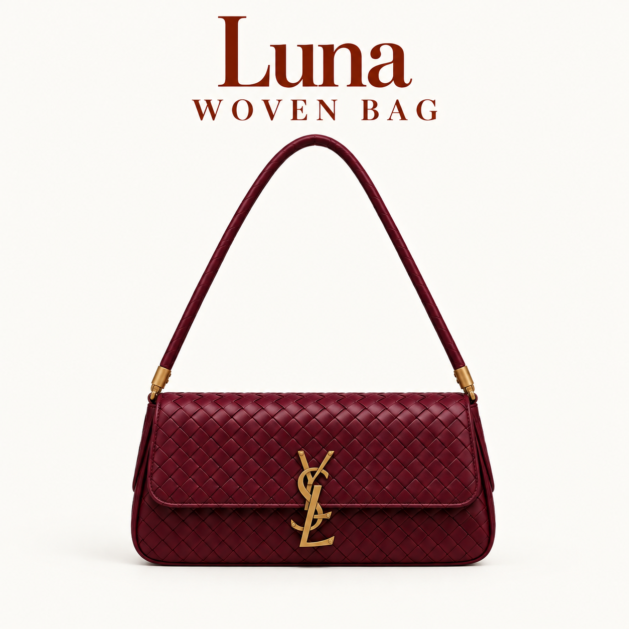 Luna woven crossbody bag
