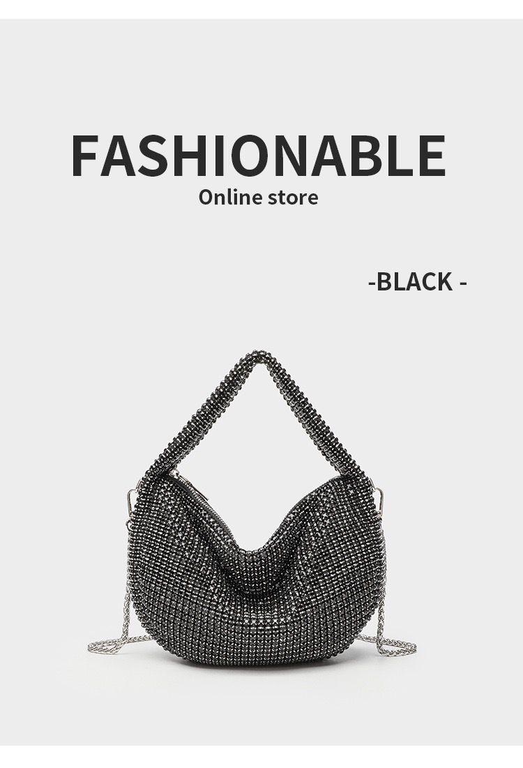 Fancy stone crossbody