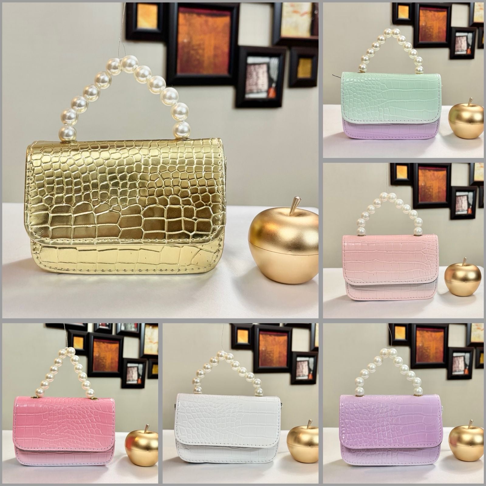 Crocodile Mini Crossbody Bag