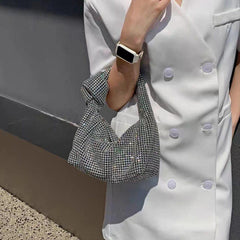 Rhinestone  satchel bag