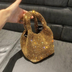 Rhinestone  satchel bag