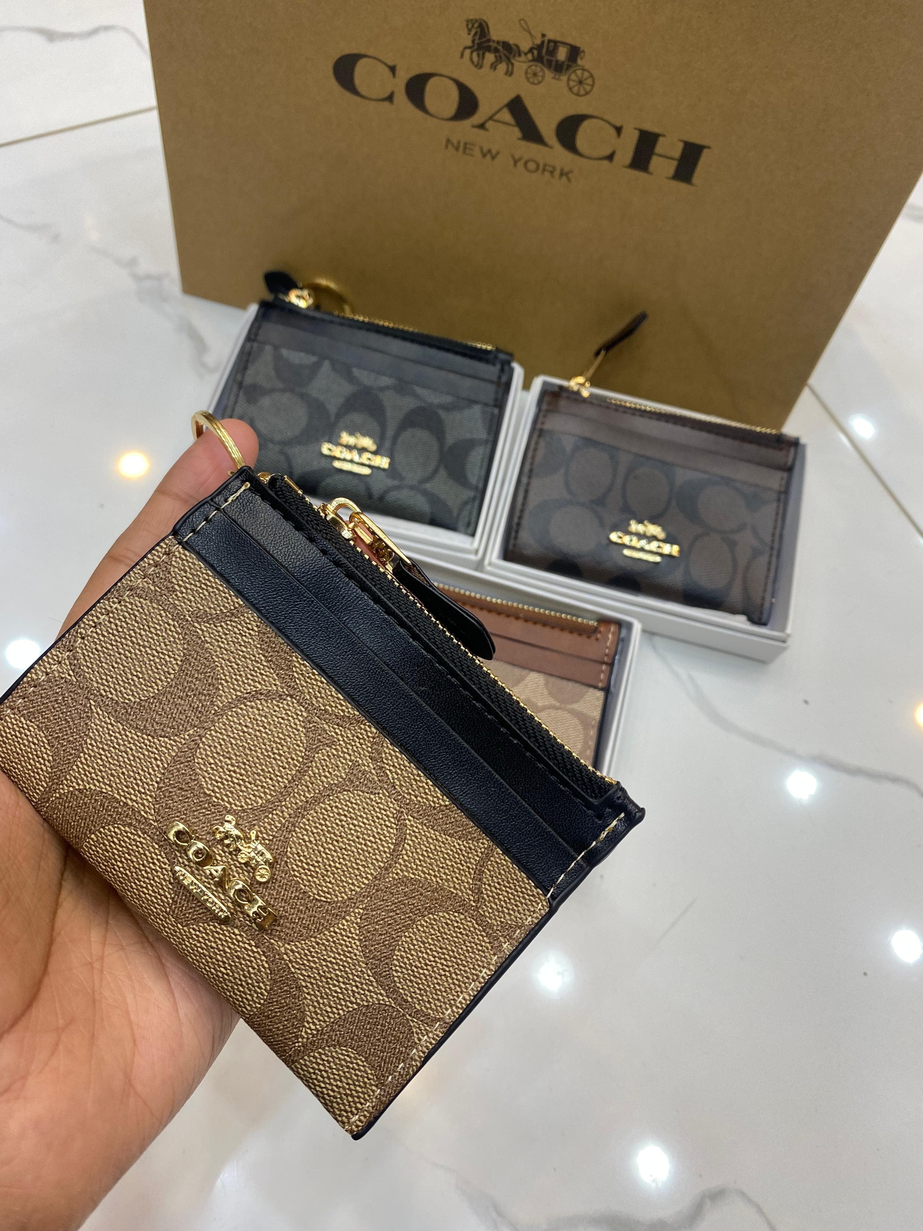 Coach keychain with box