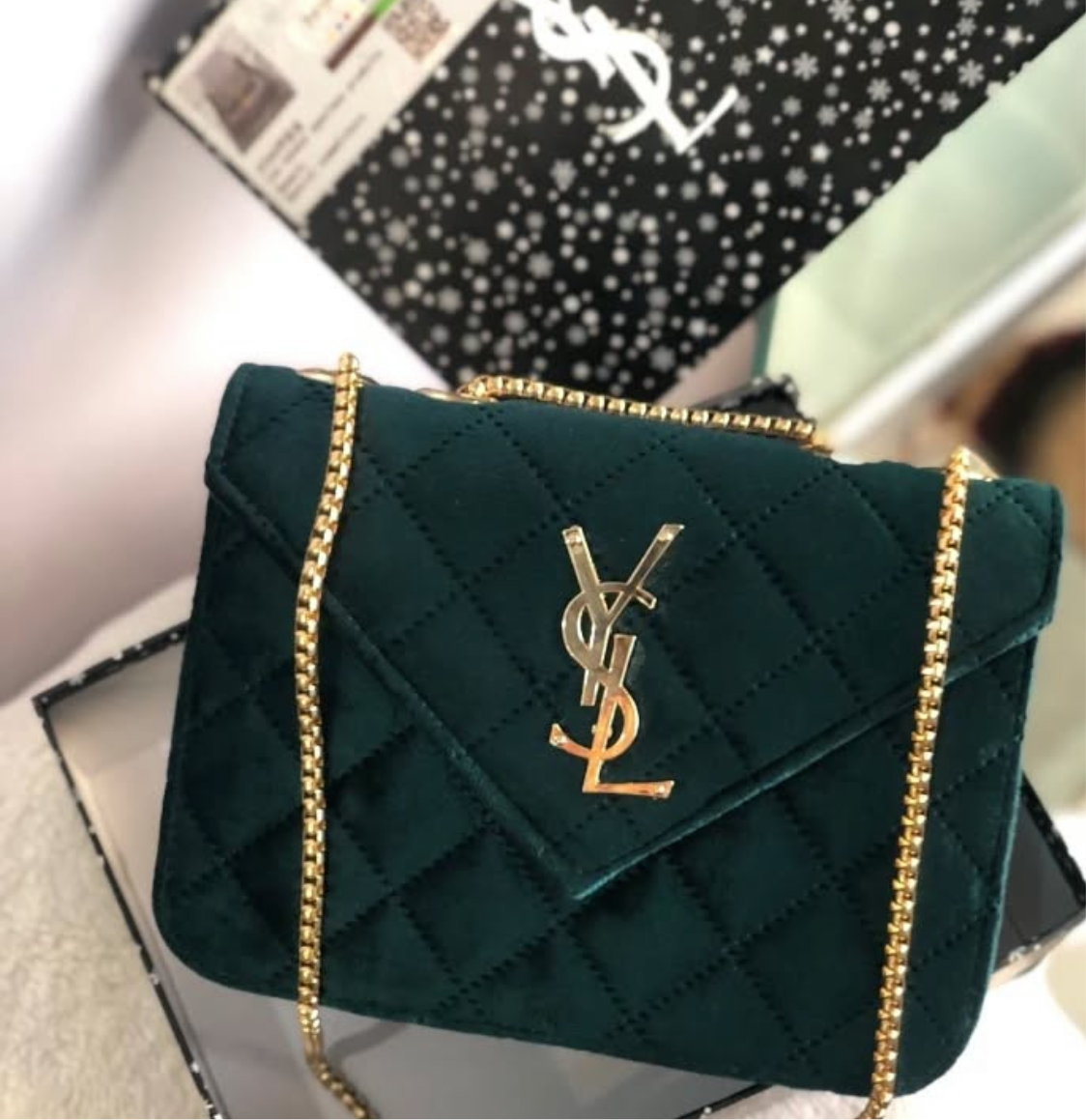 Velvet glamour