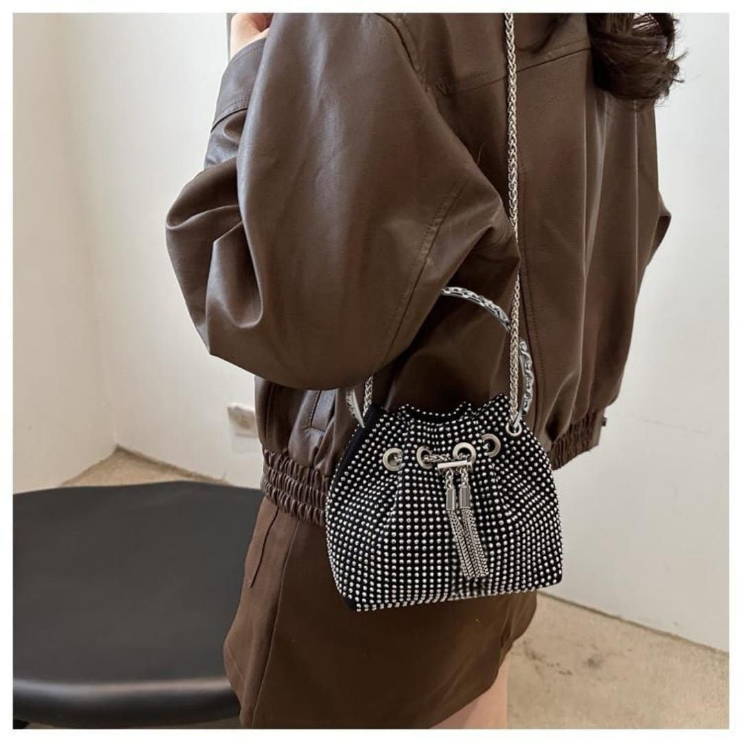 Stone Bag With Stylish Handle