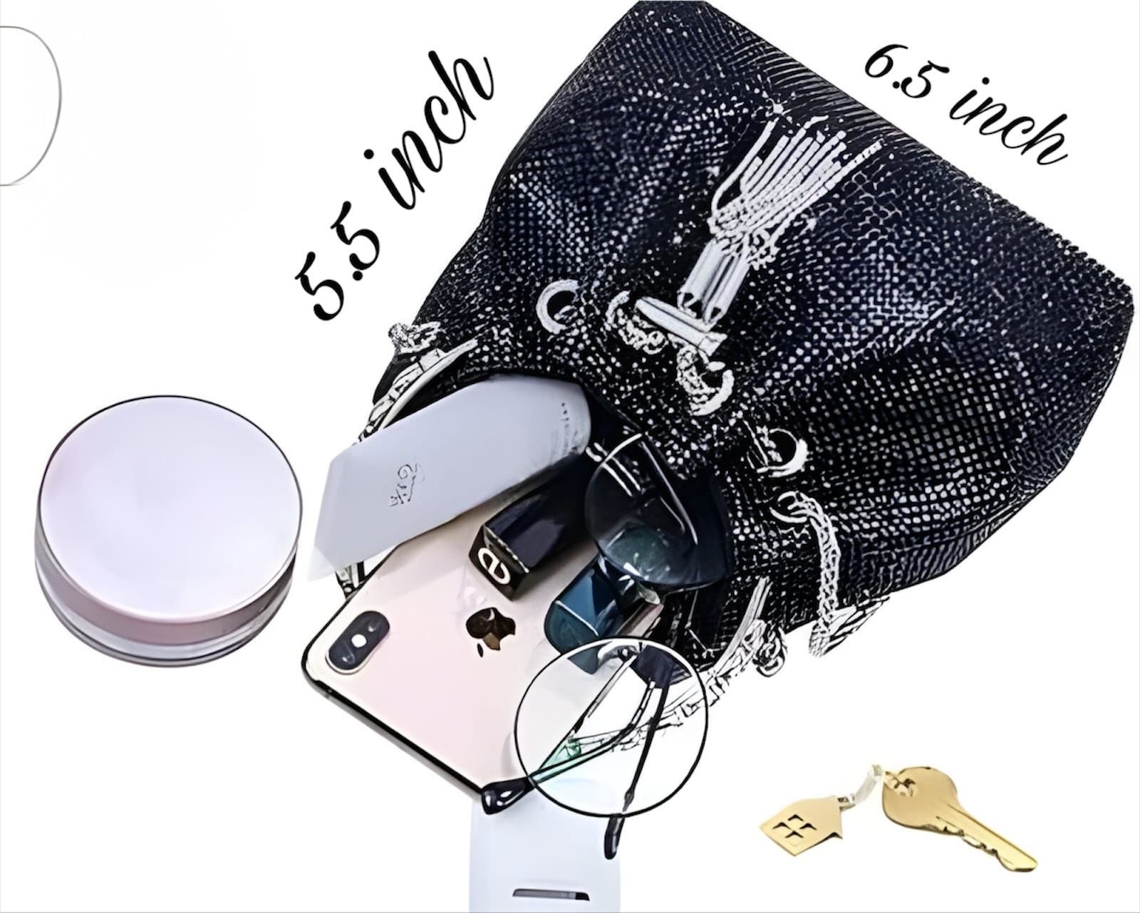 Stone Bag With Stylish Handle