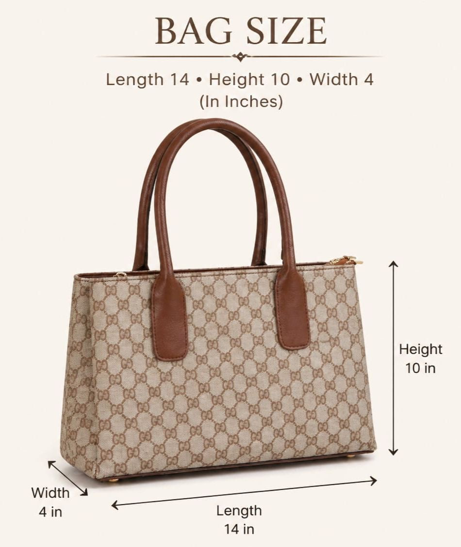 Bellabags Dual Zipper Shoulder  Bag