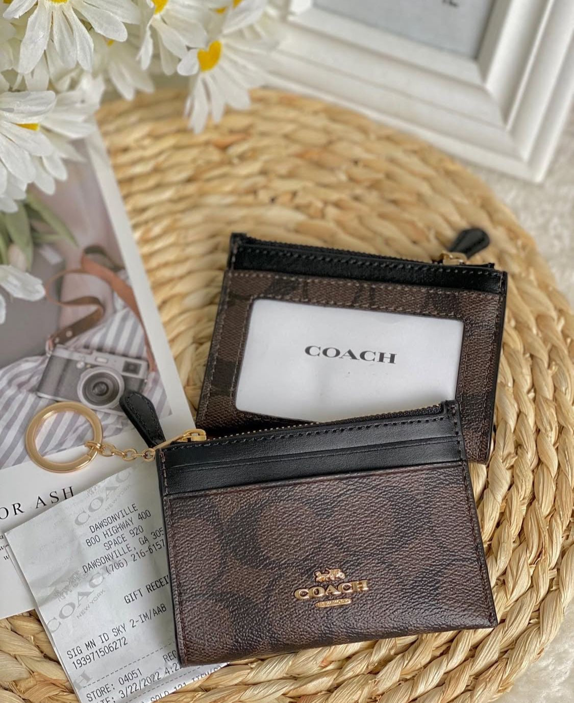 Coach keychain with box